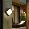 LED square outdoor waterproof courtyard wall lamps, villa garden entrance, Nordic living room, corridor and passage wall lamps Application Scenario